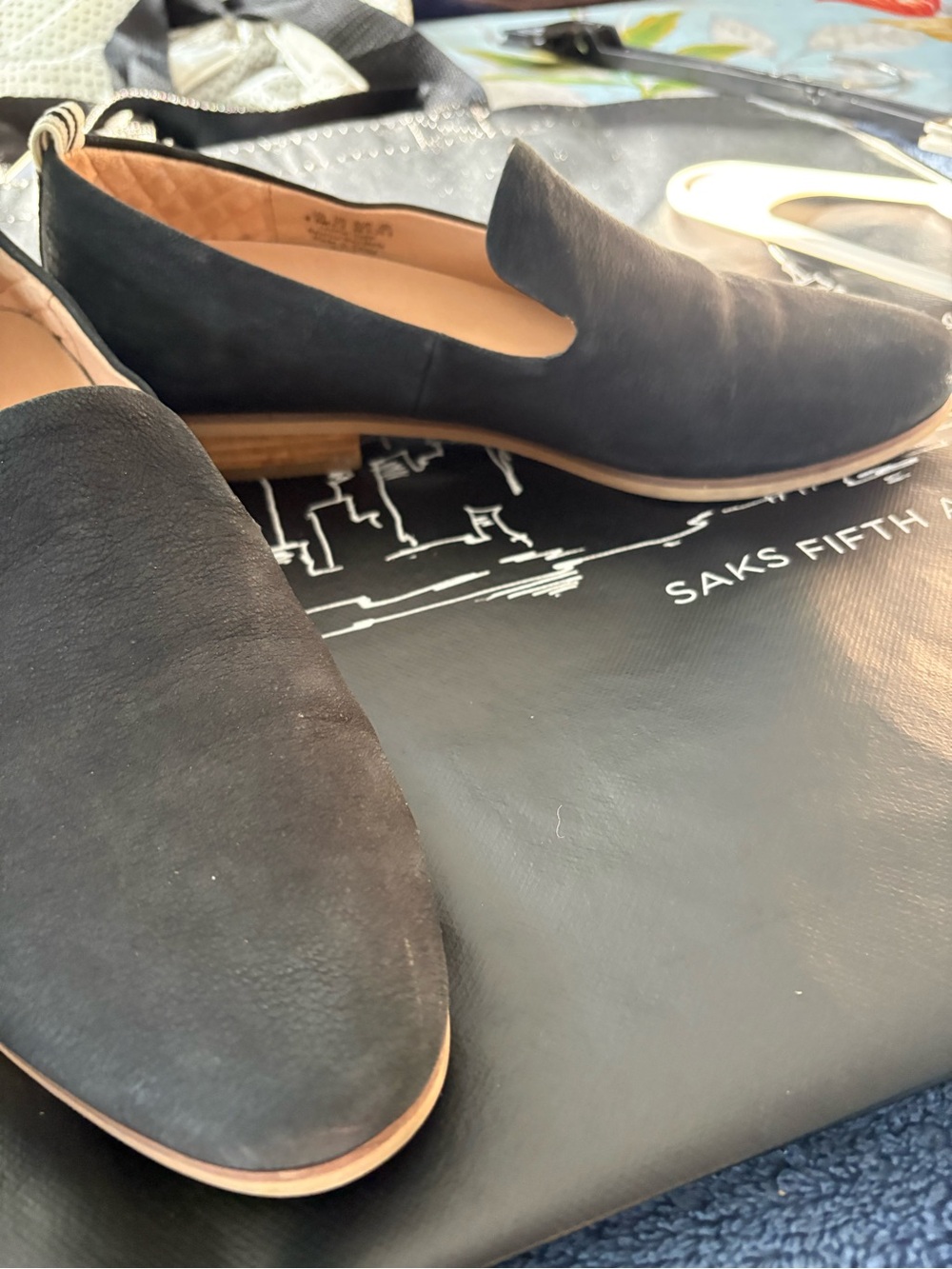 Dr. Scholl's Black Suede Slip-On Loafers